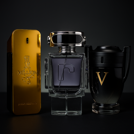COMBO DE PERFUMES X3 1MILLION / ROBOT MARK HIM C / INVICTUS VICTORY